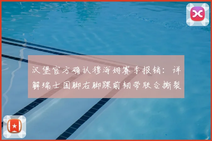 汉堡官方确认穆海姆赛季报销：详解瑞士国脚右脚踝前韧带联合撕裂伤情，对球队攻防体系的影响及康复时间预估